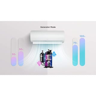 TCL เครื่องปรับอากาศ Inverter ขนาด 9500 BTU รุ่น T-MTX10C สีขาว