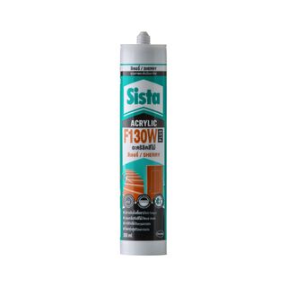 SISTA อะครีลิคยาแนวสีไม้ F 130 W  สีเชอร์รี่