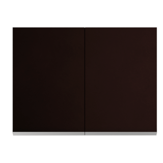 MJ ตู้แขวนคู่ รุ่น X-W6080X-DC ขนาด 66x86 ซม. สีดาร์กช็อค