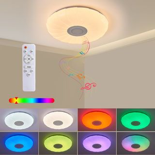 EILON โคมไฟเพดาน LED Smart บลูทูธ RGB 66W รุ่น EYYD-KDX6601-66W พร้อมรีโมท