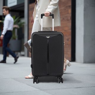 WETZLARS กระเป๋าเดินทาง ขนาด 20 นิ้ว  รุ่น Summer-03 ขนาด 23x35x55 ซม. สีดำแบล็คเพิร์ล