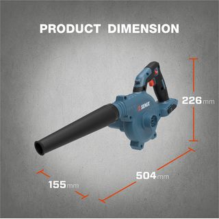 SENIX เครื่องเป่าลมไร้สาย 20V(Max) (เฉพาะเครื่อง) รุ่น BLVX2-M-EU สีน้ำเงิน - ดำ