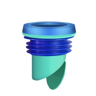 Verno ปะเก็นกันกลิ่นสามชั้นABS พร้อมฝาปิด รุ่น TO01