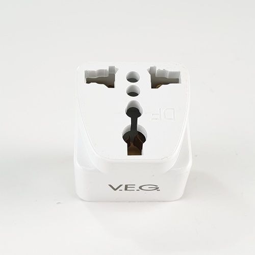 V.E.G. ปลั๊กแปลงไฟเอนกประสงค์ Universal Socket Adapter 1 ช่อง รุ่น DF-A1