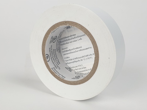 SHUSHI เทปพันสายไฟทั่วไป ¾” 0.18mm ยาว 10m รุ่น SS1993-102 white