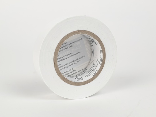 SHUSHI เทปพันสายไฟทั่วไป ¾” 0.18mm ยาว 10m รุ่น SS1993-102 white