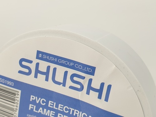 SHUSHI เทปพันสายไฟทั่วไป ¾” 0.18mm ยาว 10m รุ่น SS1993-102 white