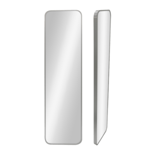 Nice กระจกมีกรอบอะลูมิเนียมทรงเหลี่ยม รุ่น อาเมเรีย-ซิลเวอร์ ขนาด 30x120 ซม. สีเงิน 