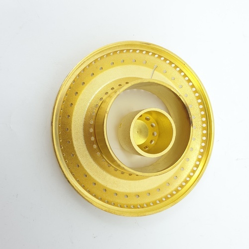 CLOSE ฝาเฟืองทองเหลืองสำหรับเตาแก๊ส (Ø90mm) G056-BR สีทอง