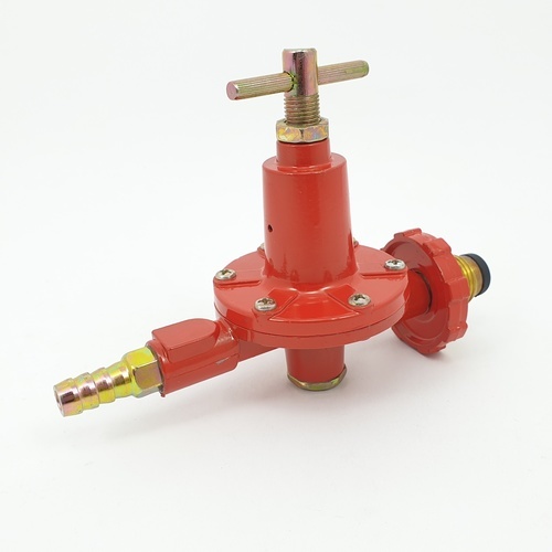 CLOSE หัวปรับแก๊สแรงดันสูงพร้อมสาย 1.5 เมตร HPR-15 H/SET สีแดง