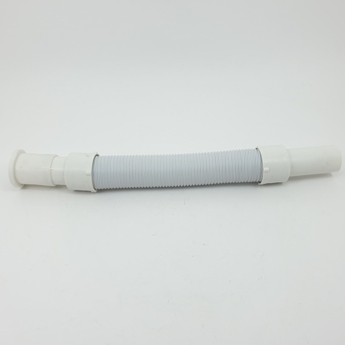 Iris ท่อย่นน้ำทิ้งแบบยืดหดได้ พลาสติก รุ่น  XS-1901-19  ขนาด 80 ซม. สีขาว