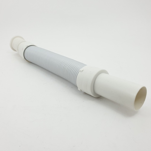 Iris ท่อย่นน้ำทิ้งแบบยืดหดได้ พลาสติก รุ่น  XS-1901-19  ขนาด 80 ซม. สีขาว