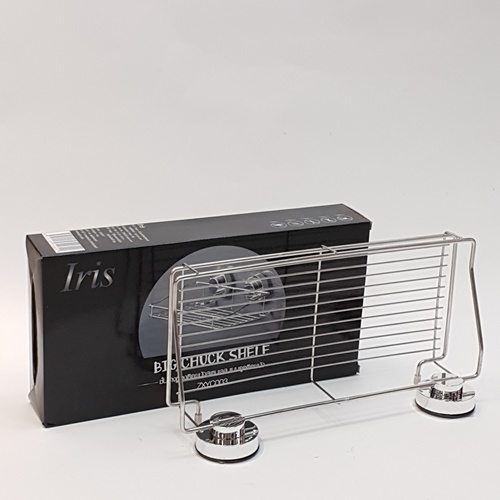 ชั้นวางของสเตนเลส แบบดูดติดผนัง รุ่น ZXYC003 ขนาด 15 x 35 x 13.5 cm.