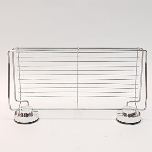 ชั้นวางของสเตนเลส แบบดูดติดผนัง รุ่น ZXYC003 ขนาด 15 x 35 x 13.5 cm.