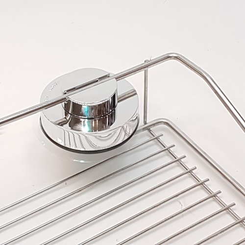 ชั้นวางของสเตนเลส แบบดูดติดผนัง รุ่น ZXYC003 ขนาด 15 x 35 x 13.5 cm.