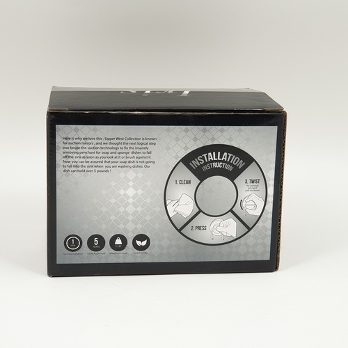 Iris ขอแขวนผ้าสแตนเลสคู่ติดผนังแบบสูญญากาศ รุ่น ZXYC013 ขนาด 3 x 9 x 12 ซม. สีโครเมี่ยม