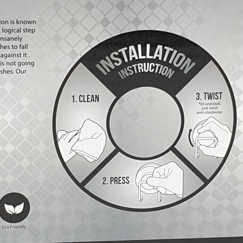 Iris ขอแขวนผ้าสแตนเลสคู่ติดผนังแบบสูญญากาศ รุ่น ZXYC013 ขนาด 3 x 9 x 12 ซม. สีโครเมี่ยม