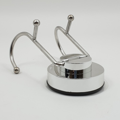 Iris ขอแขวนผ้าสแตนเลสคู่ติดผนังแบบสูญญากาศ รุ่น ZXYC013 ขนาด 3 x 9 x 12 ซม. สีโครเมี่ยม