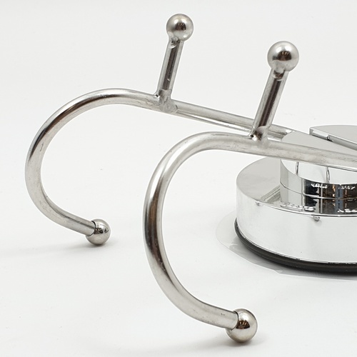 Iris ขอแขวนผ้าสแตนเลสคู่ติดผนังแบบสูญญากาศ รุ่น ZXYC013 ขนาด 3 x 9 x 12 ซม. สีโครเมี่ยม