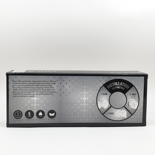 Iris ที่ใส่กระดาษชำระสเตนเลส แบบติดผนังสูญญากาศ รุ่น ZXYC016 ขนาด 10 x 29.5 x 7.5 cm. ขนาด 10 x 29.5 x 7.5 ซม. สีโครเมี่ยม