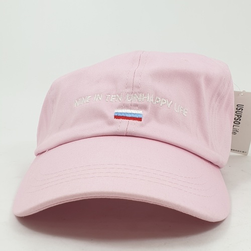 USUPSO หมวกแก๊ป Spring and summer สีชมพู