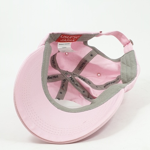 USUPSO หมวกแก๊ป Spring and summer สีชมพู