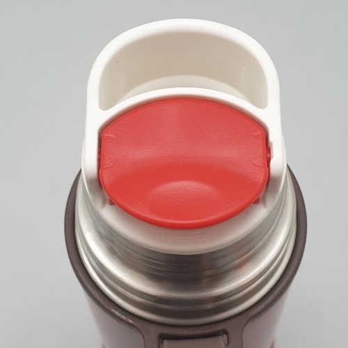 USUPSO แก้วมักฝาสเตนเลส 350ml. สีแดง
