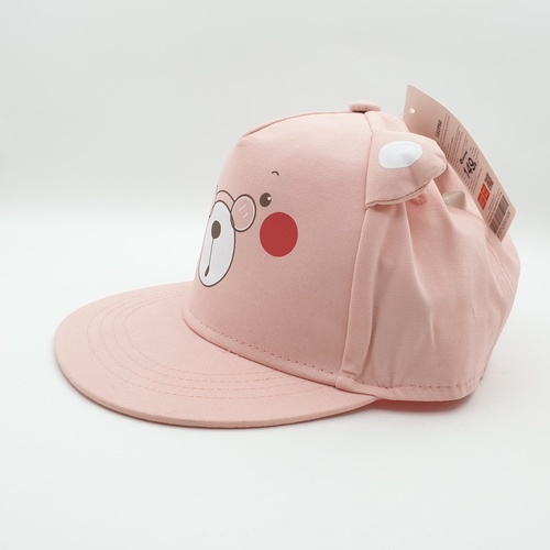 USUPSO หมวกแก๊ปเด็กหมีน้อย (สีชมพู)