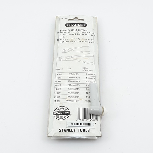 STANLEY กรรไกรตัดเหล็กเส้น8นิ้ว รุ่น 14-308 
