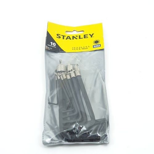 STANLEY ประแจหกเหลี่ยม 10ตัว/ชุด รุ่น 69-213