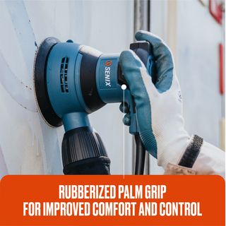 SENIX เครื่องขัดกระดาษทรายไฟฟ้า 125 มม. (วงกลม) 350Wรุ่น PSCE3.5-M-EU สีน้ำเงิน - ดำ