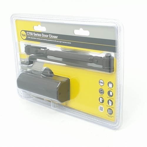 YALE โช๊คอัพประตู รับน้ำหนัก 40 กก.รุ่น VC752-BN สีน้ำตาล