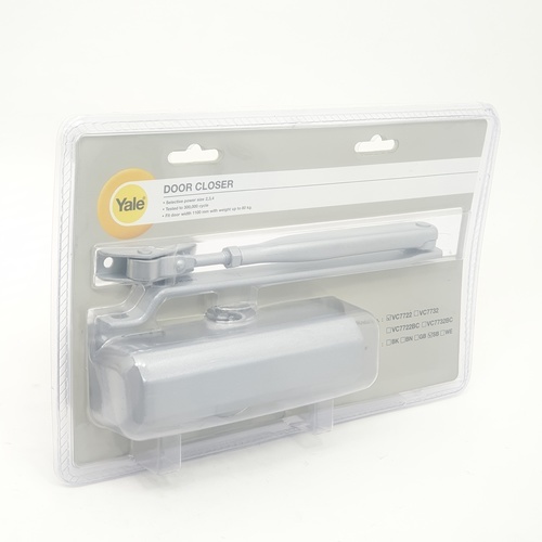 YALE โช๊คอัพประตู รับน้ำหนัก 40-80 กก.รุ่น VC7722-SB สีบรอนซ์