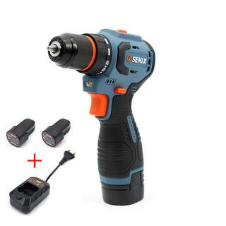SENIX สว่านไร้สายBrushless 10มม. 16.8V(Max) รุ่นPDDS4-M-EU สีน้ำเงินดำ (พร้อมแบตเตอรี่ 2.0Ah 2ก้อน และแท่นชาร์ต1อัน)