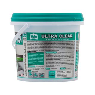 SISTA อัลตร้าเคลียร์ ผลิตภัณฑ์กันน้ำรั่วซึม 4 กก. สีใส