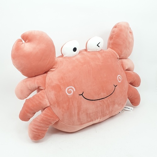 KOJI หมอนตุ๊กตาปู#CEขนาด45 ซม.สีโอรส