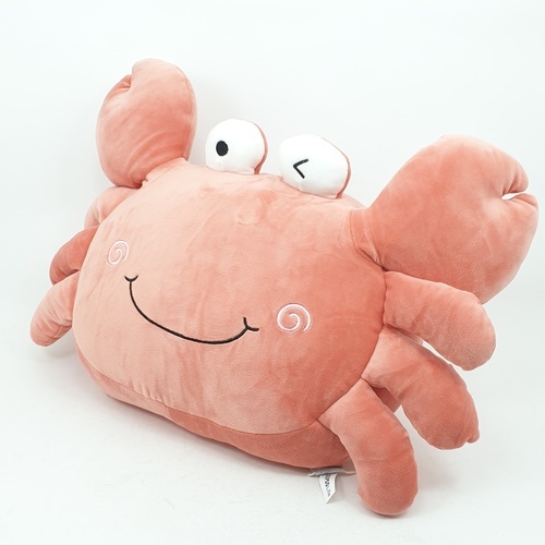 KOJI หมอนตุ๊กตาปู#CEขนาด45 ซม.สีโอรส