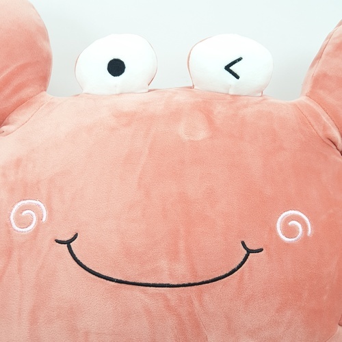 KOJI หมอนตุ๊กตาปู#CEขนาด45 ซม.สีโอรส