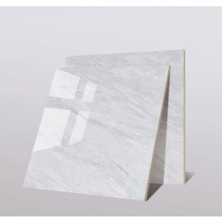 Marbella กระเบื้องพอร์ซเลน 80x80 ซม. วีร่า-ไวท์เกรย์ Random (Glossy) DSLW098 (3pcs)