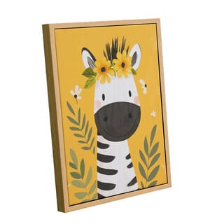 COZY ภาพพิมพ์แคนวาสพร้อมกรอบรูป รุ่น Dream-04 ขนาด 30x40 ซม. รูปม้าลาย