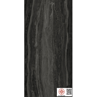 La Arezza กระเบื้องพอร์ซเลน 75X150  ซม.  รุ่น Luxura elite marble black (75YB388) High-glossy anti slip Random (2pcs /box  2.25 sqm)