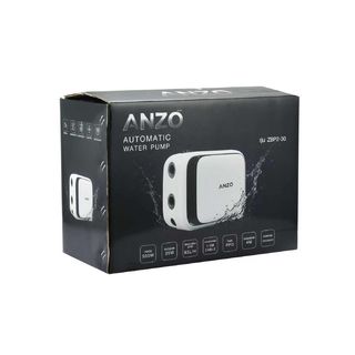 ANZO  ปั้มน้ำอัตโนมัติอินเวอร์เตอร์  500W รุ่น ZBP2-30  สีขาว