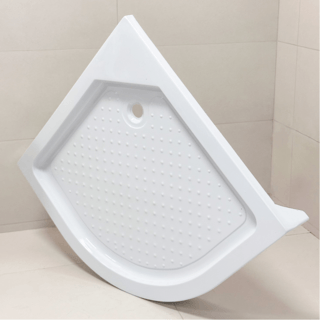 Verno ถาดรองอาบน้ำโค้ง รุ่น ABS-07N ขนาด 90x90x15 ซม.   