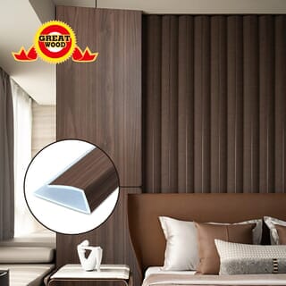 GREAT WOOD ยูคลิปPVC รุ่นGPPVC3.7-1-EB ขนาด 2.7x290x1.3 ซม. Brown 1-1  