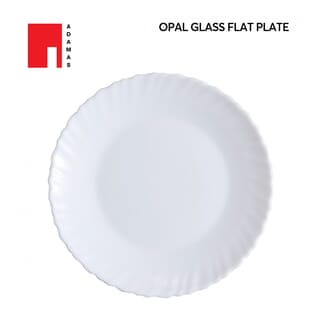 ADAMAS จานโอปอล 9.5” LIGHT950 สีขาว