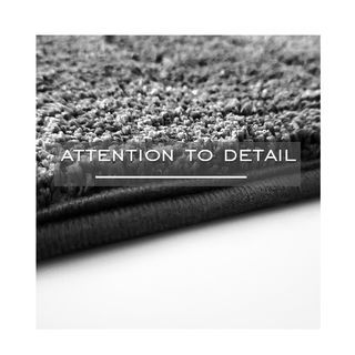 พรมเช็ดเท้า 50×80×1.5 ซม. รุ่น DK17 สีดำ