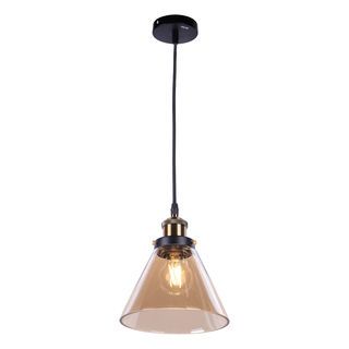 EILON โคมไฟห้อยกระจก ทรงครึ่งวงกลม สไตล์ Loft รุ่น GYFDD-7513 สีใส