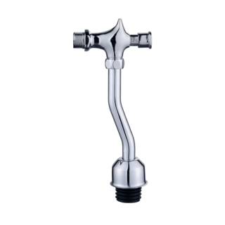 Verno ฟลัชวาล์วโถปัสสาวะแบบกดทองเหลือง รุ่น FV-06 ขนาด 4.7x9.6x20.3 ซม. สีโครเมี่ยม