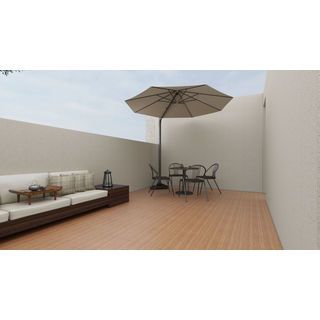 Marbella กระเบื้องเซรามิคปูพื้น 16x16 นิ้ว รุ่น วูดเยลโลบราว S404 Satin (12P)