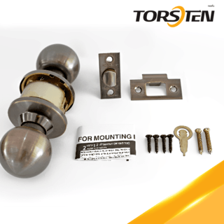 TORSTEN ลูกบิดทางผ่าน สเตนเลส-304 รุ่น 587 PS-AC สีทองแดงรมดำ